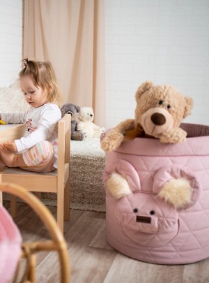 Teddy Toy basket Triangles...