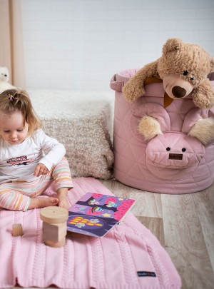 Teddy Toy basket Triangles...