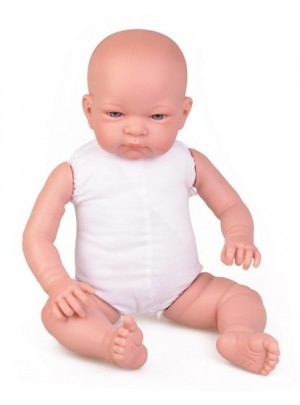 Hiszpańska lalka bobas dziewczynka jenny w sukience - 45cm
