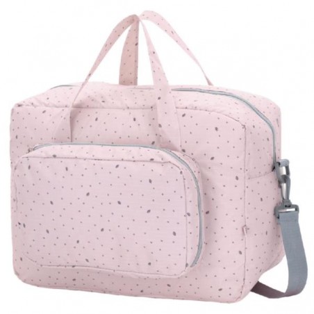 My bag's torba maternity bag leaf pink