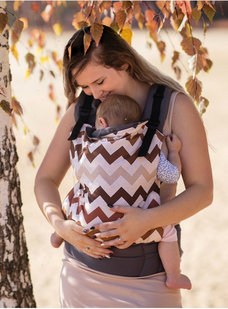 Nosidełko Basic: Brown Zig...