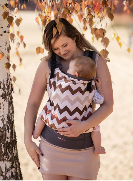 Nosidełko Basic: Brown Zig...